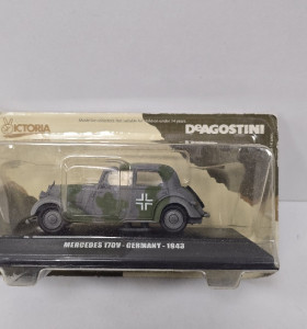 1-1-251614-1-Bebé y juguetes MERCEDES-BENZ 170V GERMANY 1943 WW2 1:43 CRIEL MODEL DeAGOSTINI