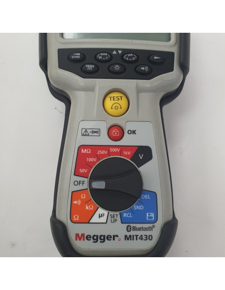 1-1-259994-5-Multímetro Comprobador De Aislamiento Y Continuidad Megger MIT430 2, 200GΩ, 1000V, CAT IV 