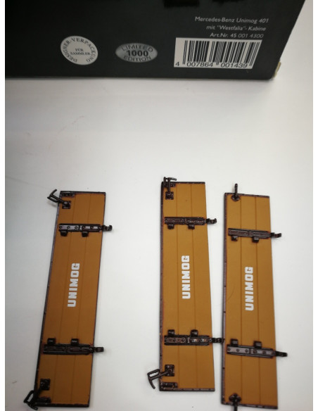 1-1-251663-2-Bebé y juguetes SCHUCO MERCEDES-BENZ UNG 401 MIT WESTFALIA- KABINE 1:18 LIMITED EDITION 1000