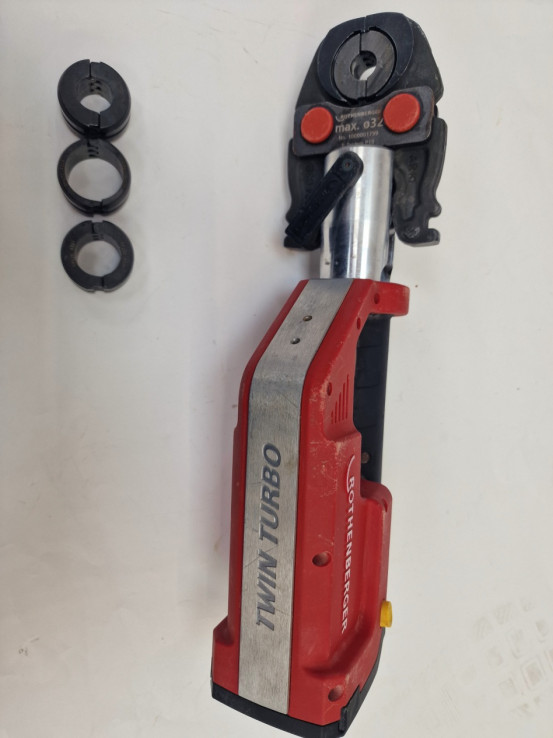 1-1-260394-1-Herramienta fontanería Rothenberger Prensadora Romax Compact Twin Turbo a Bateria
