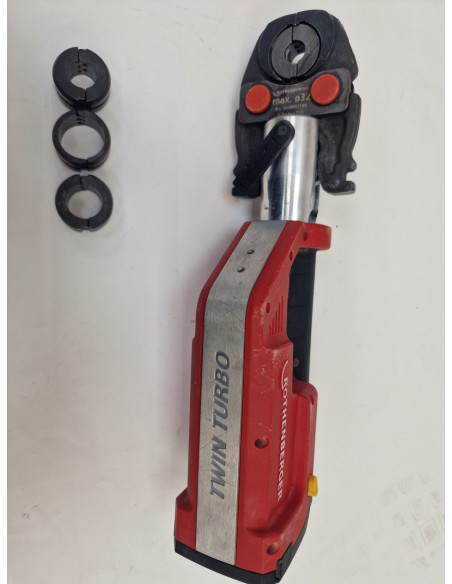 1-1-260394-1-Herramienta fontanería Rothenberger Prensadora Romax Compact Twin Turbo a Bateria
