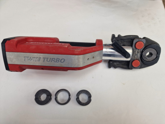 1-1-260394-2-Herramienta fontanería Rothenberger Prensadora Romax Compact Twin Turbo a Bateria