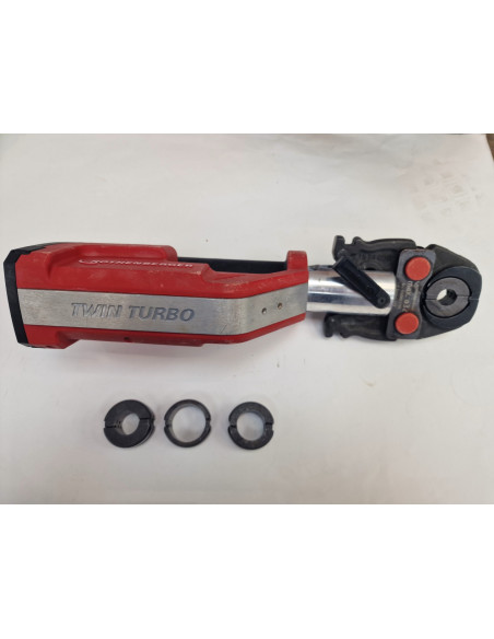 1-1-260394-2-Herramienta fontanería Rothenberger Prensadora Romax Compact Twin Turbo a Bateria