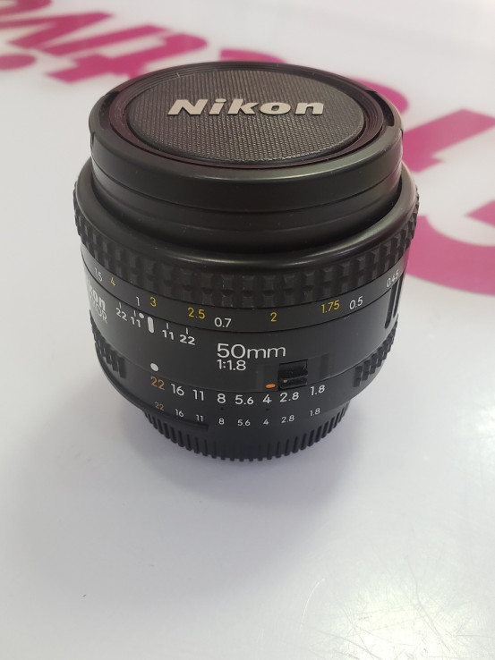 1-7-49034-2-Objetivo Nikon 50mm F 1.8d Af Nikkor MONTURA ANTIGUA