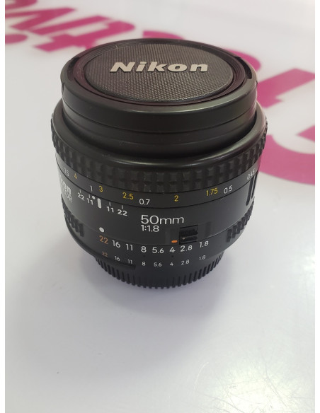 1-7-49034-2-Objetivo Nikon 50mm F 1.8d Af Nikkor MONTURA ANTIGUA