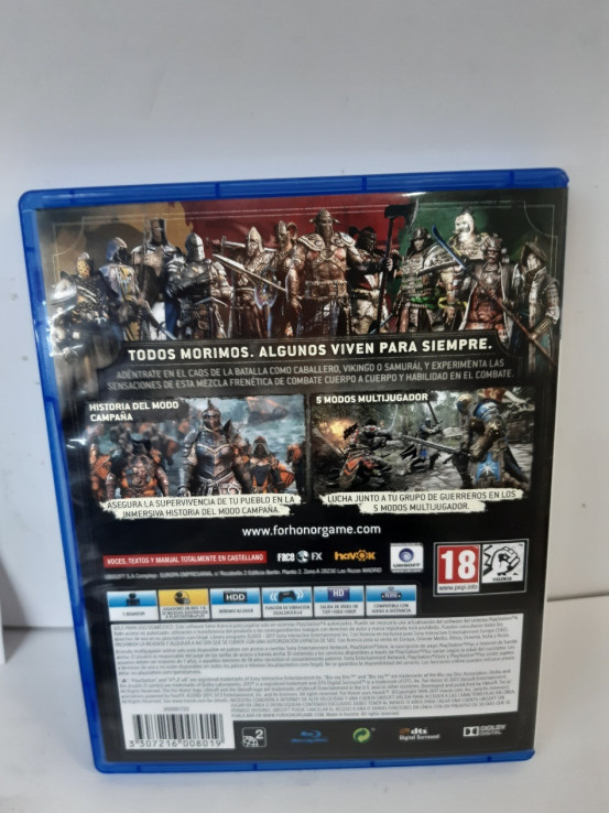 1-1-234778-2-Videojuego PS4 For Honor