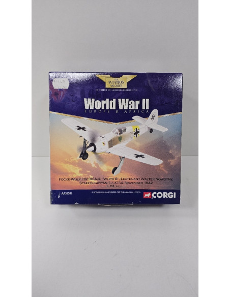 1-1-251636-1-Bebé y juguetes Corgi Focke-Wulf FW190 A-4 White 8 Leutenant W Nowotny - JG54 AA34301