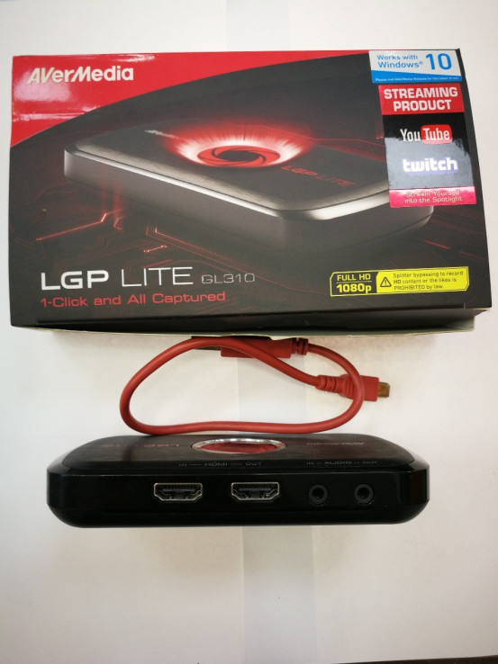 1-1-248369-2-Periféricos Capturadora De Vídeo AVerMedia LGP Lite GL310 Full Hd 1080P 