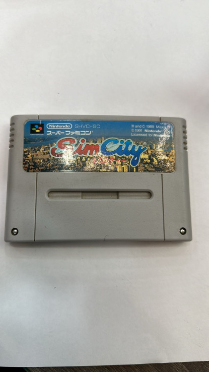 1-1-237775-2-Videojuego Super Famicom Sim City