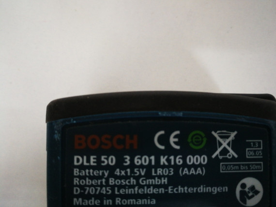 1-1-249065-2-Medidor Laser BOSCH MEDIDOR DIST.LASER DLE50 