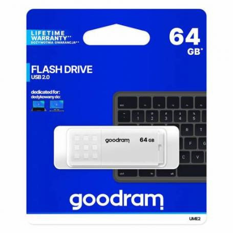 1-1-251321-1-Pendrive USB 2.0 Goodram 64GB UME2 Blanco
