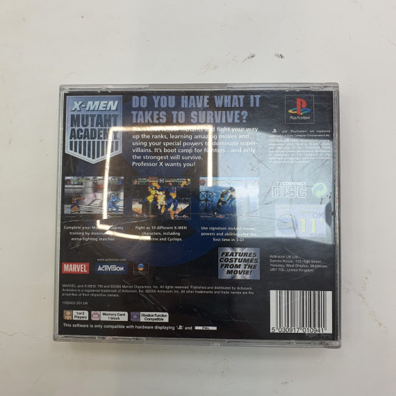 1-1-258449-2-Videojuego PS1 X-MEN MUTANT ACADEMY PS1 