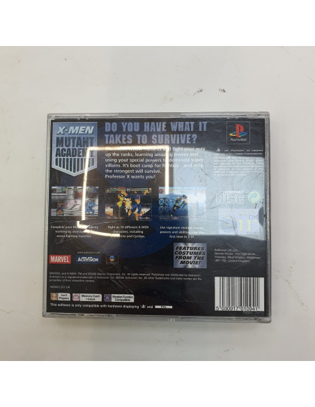 1-1-258449-2-Videojuego PS1 X-MEN MUTANT ACADEMY PS1 