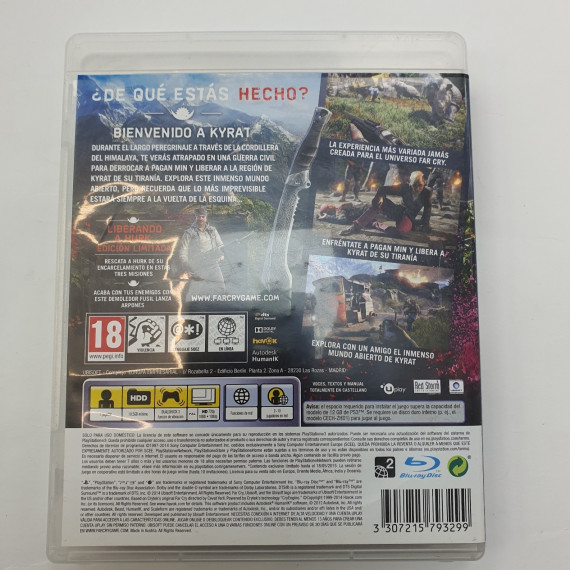 1-1-257262-2-Videojuego PS3 Farcry 4 Edicion Limitada