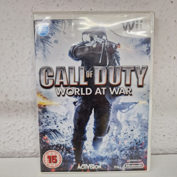 1-1-242586-3-Videojuego Wii Call Of Duty World At War