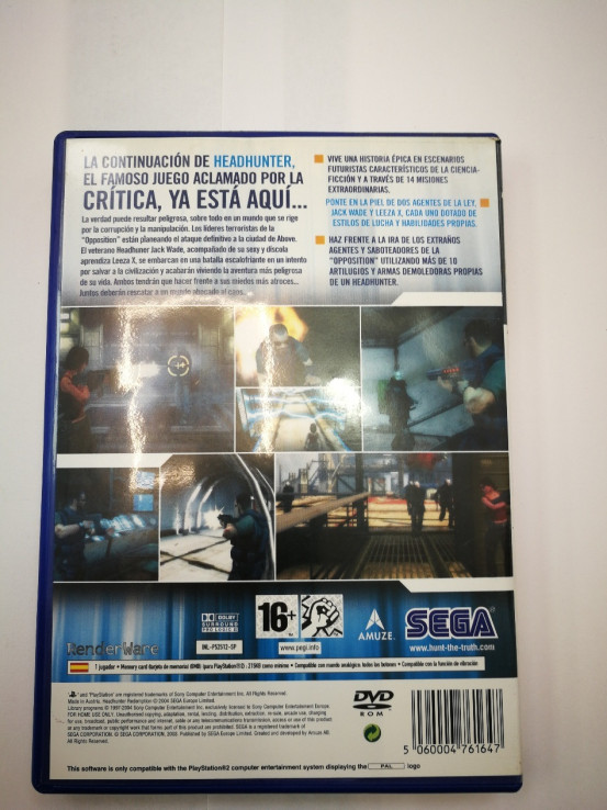 1-1-248472-2-Videojuego PS2 Headhunter Redemption 