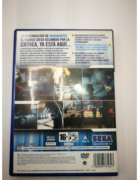 1-1-248472-2-Videojuego PS2 Headhunter Redemption 