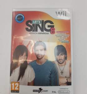 1-1-256286-1-Videojuego Wii LET S SING 8 WII