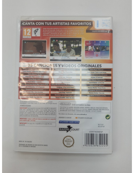 1-1-256286-2-Videojuego Wii LET S SING 8 WII