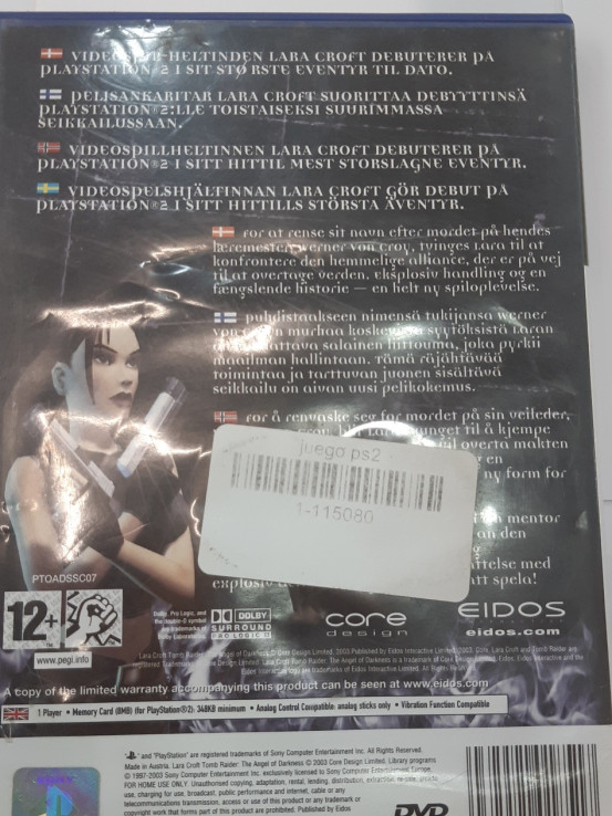 1-1-246407-2-Videojuego PS2 Tomb raider 