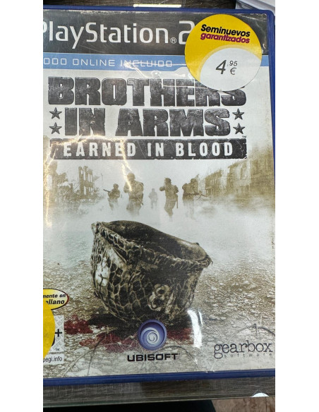 1-1-243563-1-Videojuego PS2 Brothers in arms earned in blood