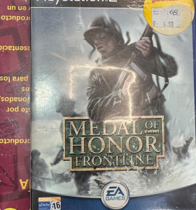 1-1-243594-1-Videojuego PS2 Medal of honor frontline