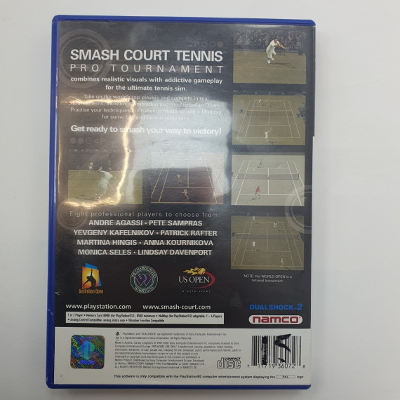 1-1-256254-3-Videojuego PS2 Smash Tennis Court Pro Tournament