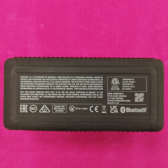 6-6-162520-5-Altavoz Portatil Bluetooth Marshall Emberton II