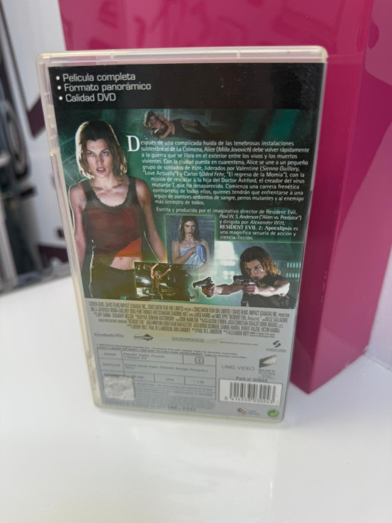 9-9-72795-5-Videojuego PSP resident evil 2 apocalipsis