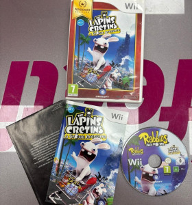 7-7-81248-1-Videojuego Wii the lapins cretins wii