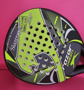 8-8-72920-1-Pala De Pádel Razor Green Slazenger (nueva)
