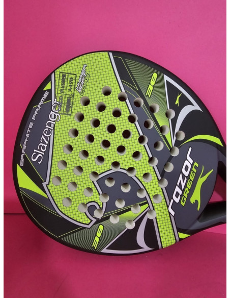 8-8-72920-1-Pala De Pádel Razor Green Slazenger (nueva)