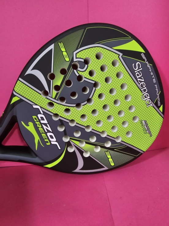 8-8-72920-6-Pala De Pádel Razor Green Slazenger (nueva)