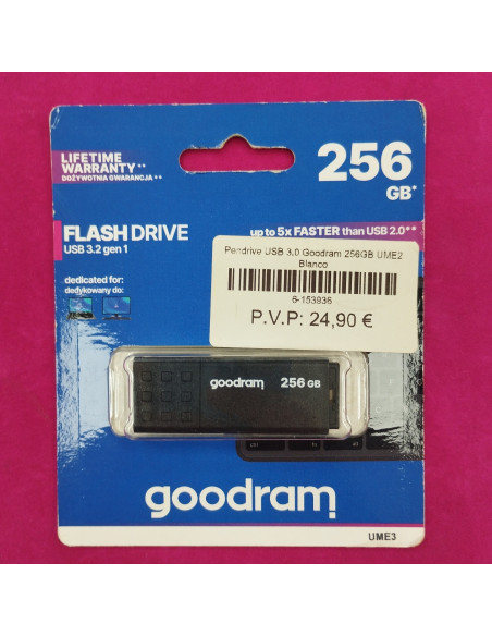 6-6-153936-1-Pendrive USB 3.0 Goodram 256GB UME2 Blanco
