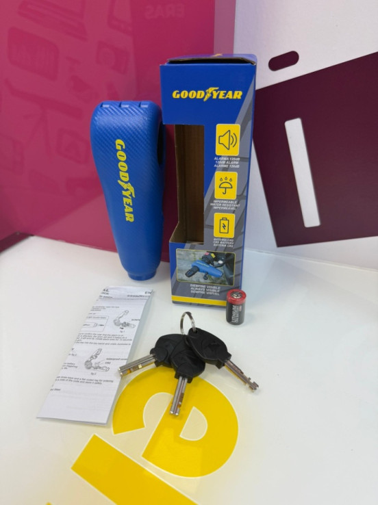 9-9-73017-2-Cerradura bloqueo de maneta con alarma goodyear 