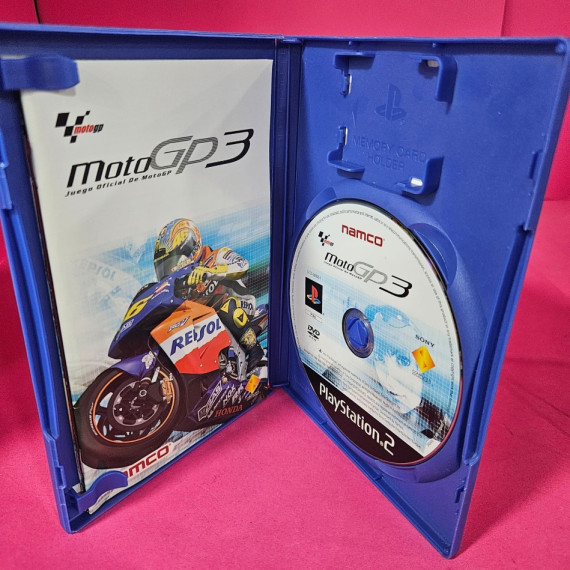 8-8-73022-3-Videojuego PS2 Moto GP3