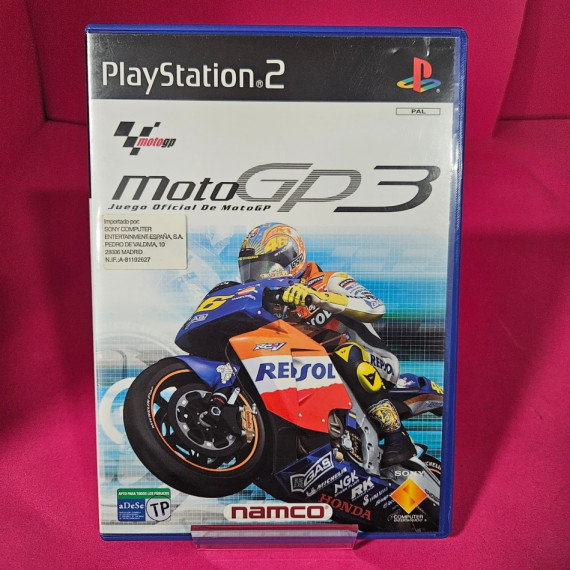 8-8-73022-4-Videojuego PS2 Moto GP3