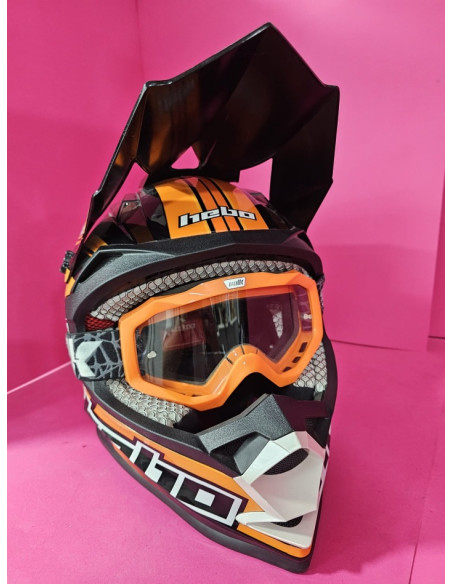 8-8-73073-1-Casco Integral Hebo KONIK MX V321 (TL) Gafas protectoras UNIK