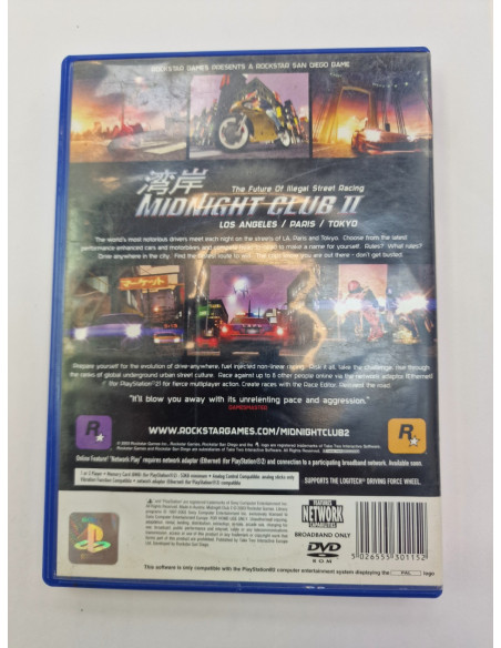 1-1-263599-2-Videojuego PS2 Midnight Club 2