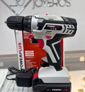 1-1-263673-1-Taladro A Bateria Power Plus 16V Li-on Brocas