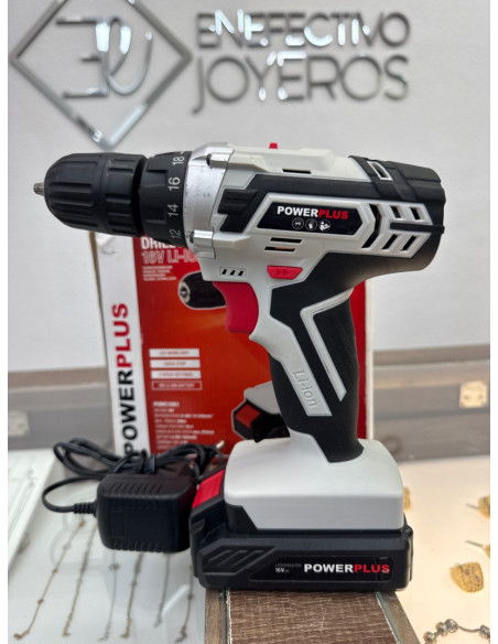 1-1-263673-1-Taladro A Bateria Power Plus 16V Li-on Brocas