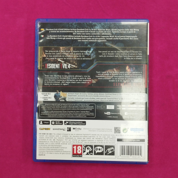 6-6-164204-2-Videojuego PS5 Resindent Evil4 Gold Edition