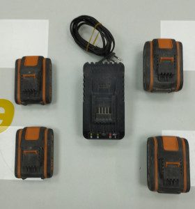 6-6-163182-1-Herramientas Eléctricas Lote Worx Martillo Taladro Y Amoladora 2