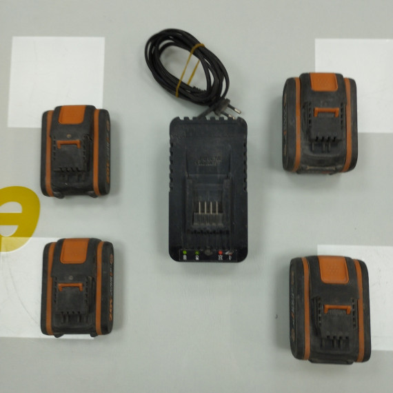 6-6-163182-2-Herramientas Eléctricas Lote Worx Martillo Taladro Y Amoladora