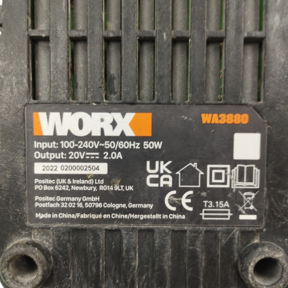 6-6-163182-3-Herramientas Eléctricas Lote Worx Martillo Taladro Y Amoladora