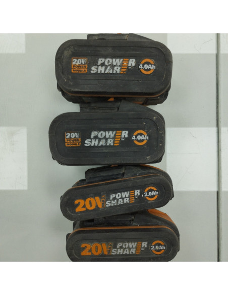 6-6-163182-4-Herramientas Eléctricas Lote Worx Martillo Taladro Y Amoladora