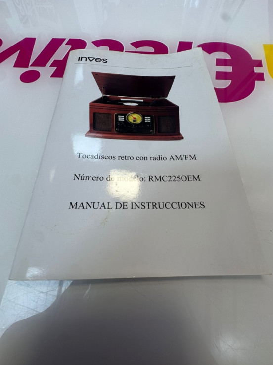 9-9-73133-6-Giradiscos Tocadiscos Inves Disc Rmc2250em 