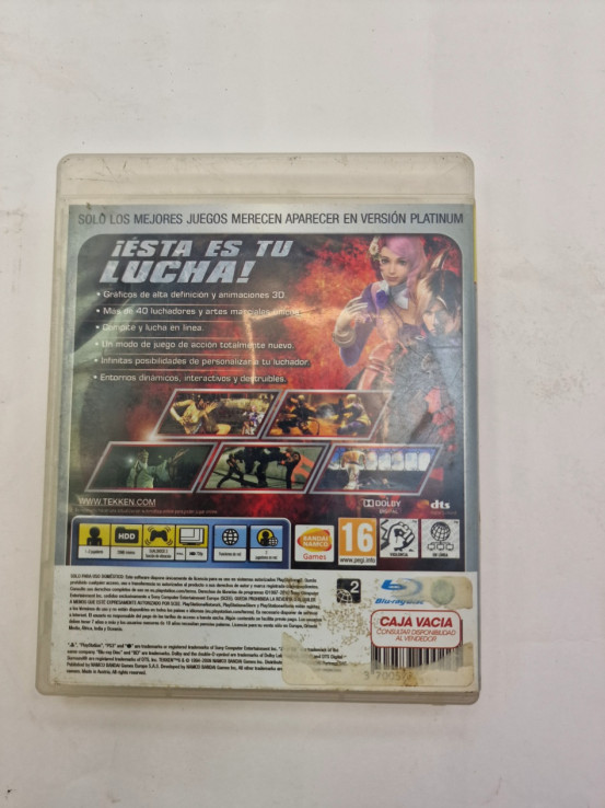 1-1-263865-2-Videojuego PS3 Tekken 6 Namco 