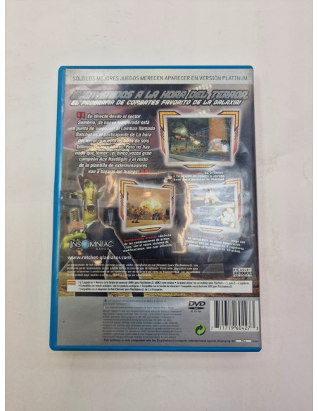 1-1-263866-2-Videojuego PS2 Ratchet Gladiator 