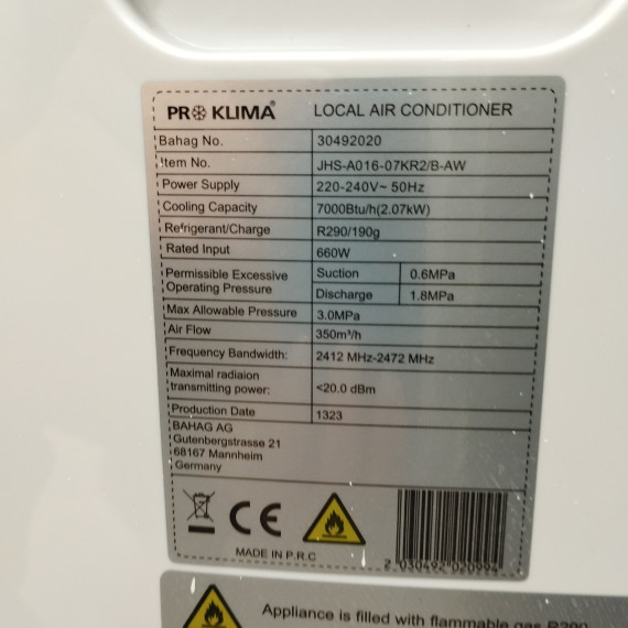 6-6-164234-2-Aire Acondicionado Proklima Wifi 7000btu
